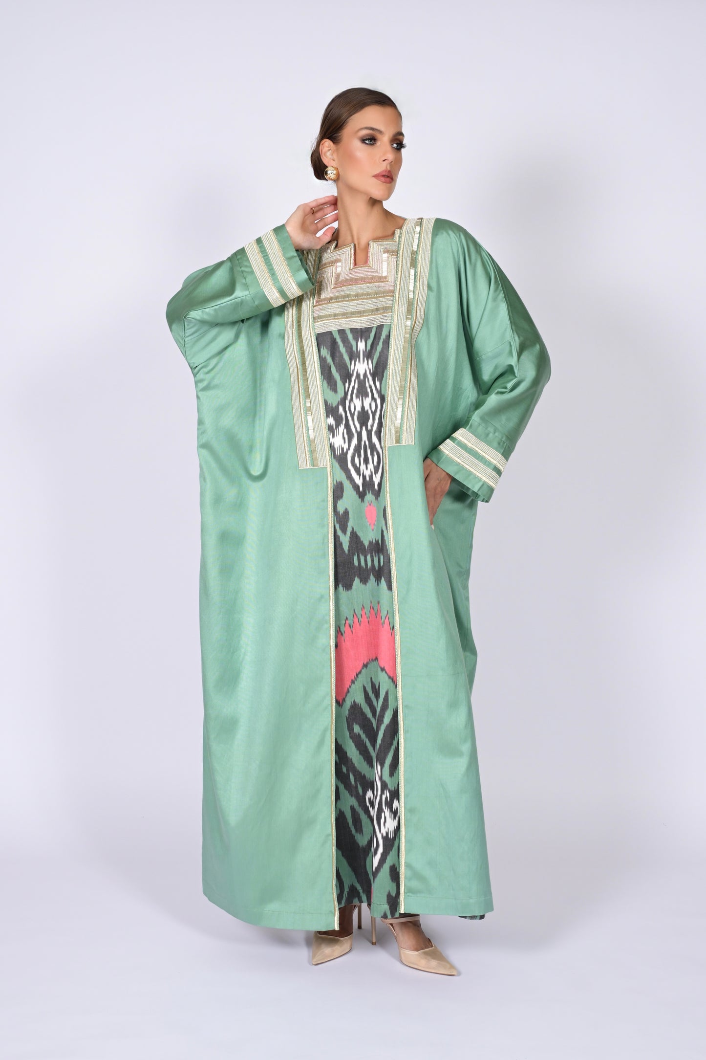 SADRA MOIRÉ ABAYA