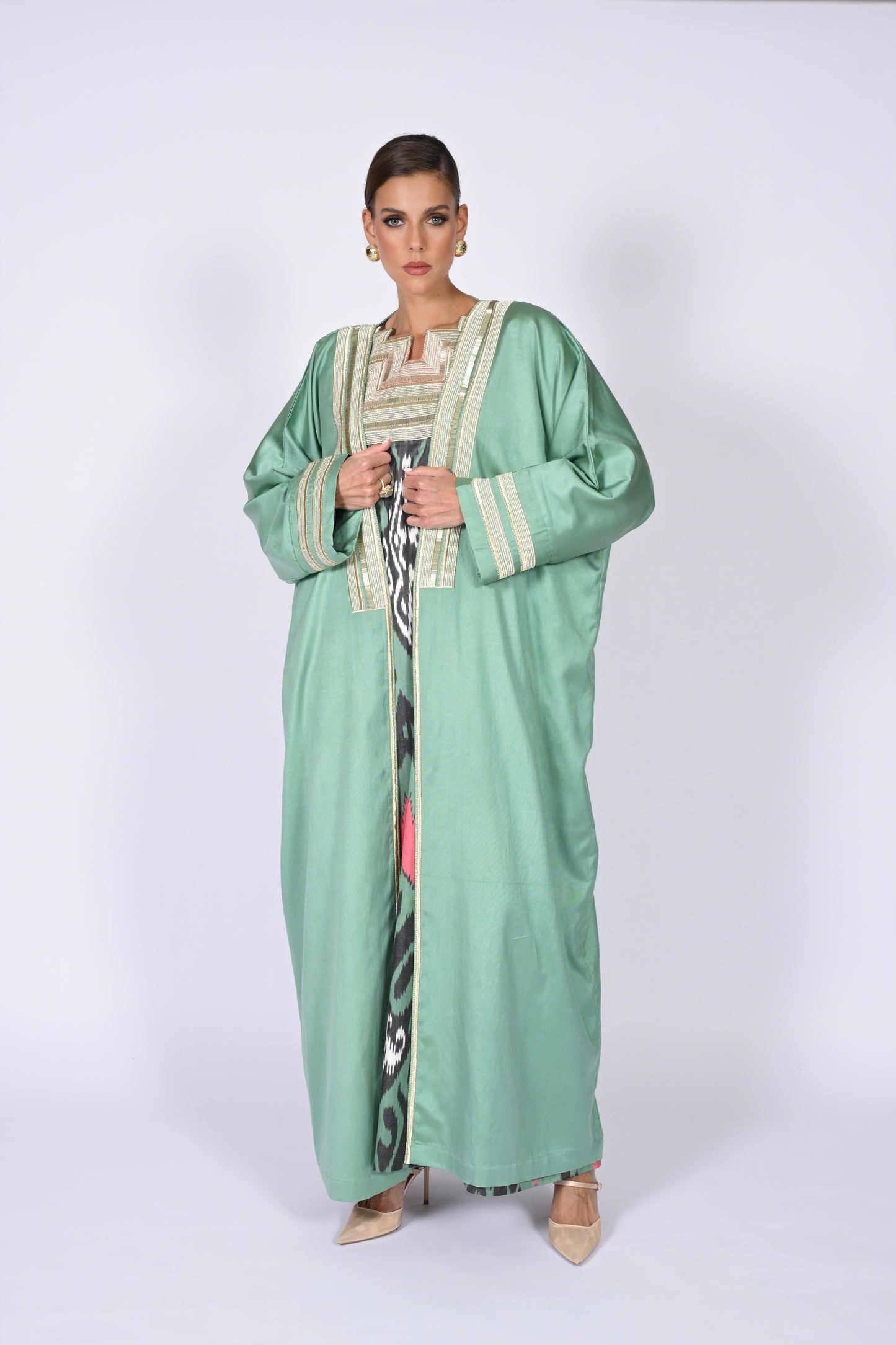 SADRA MOIRÉ ABAYA