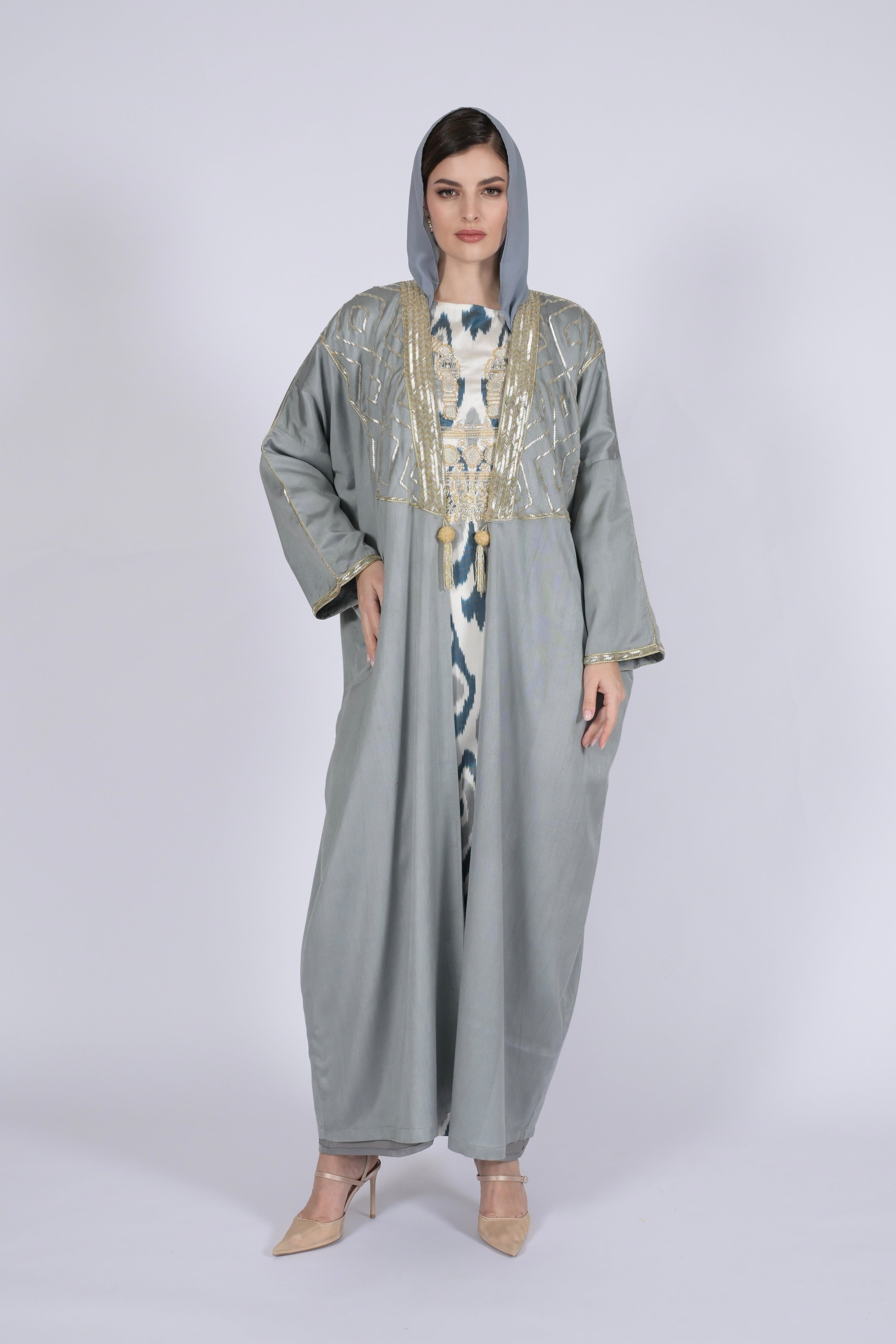 BISTH MOIRÉ ABAYA