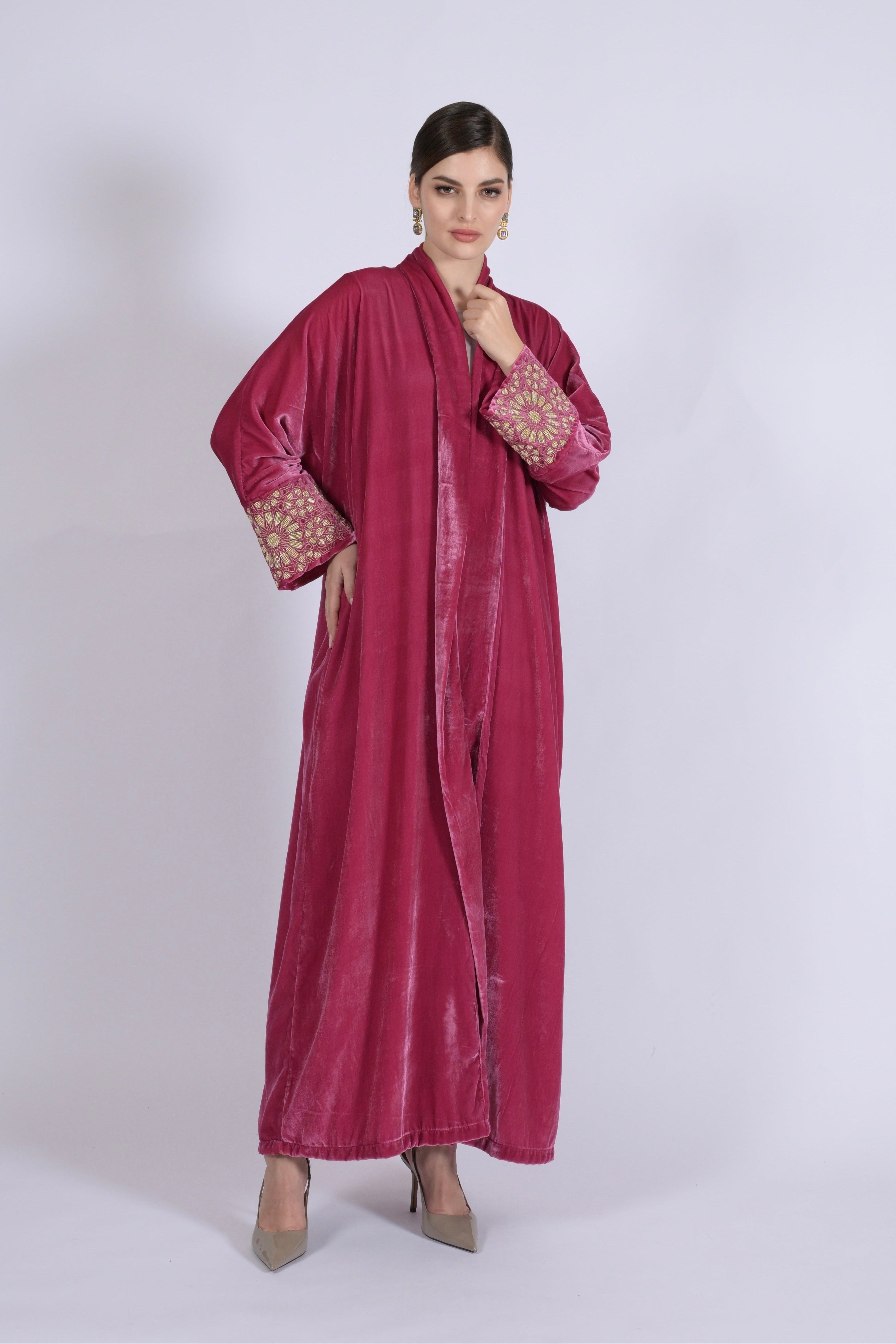 MADAWI VELVET ABAYA
